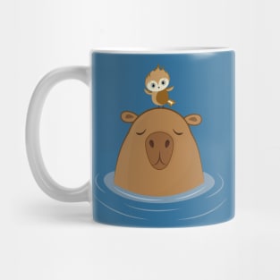 The capybara and the bird Mug